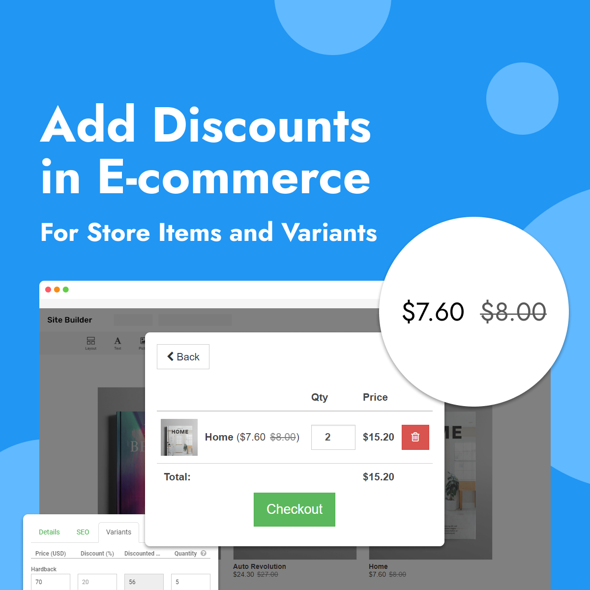 add discount in e-commerce